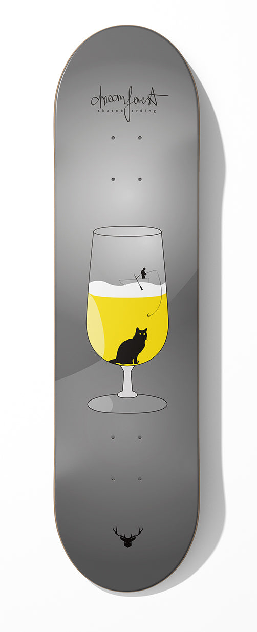 Deck – cat beer lover, inkl. Grip