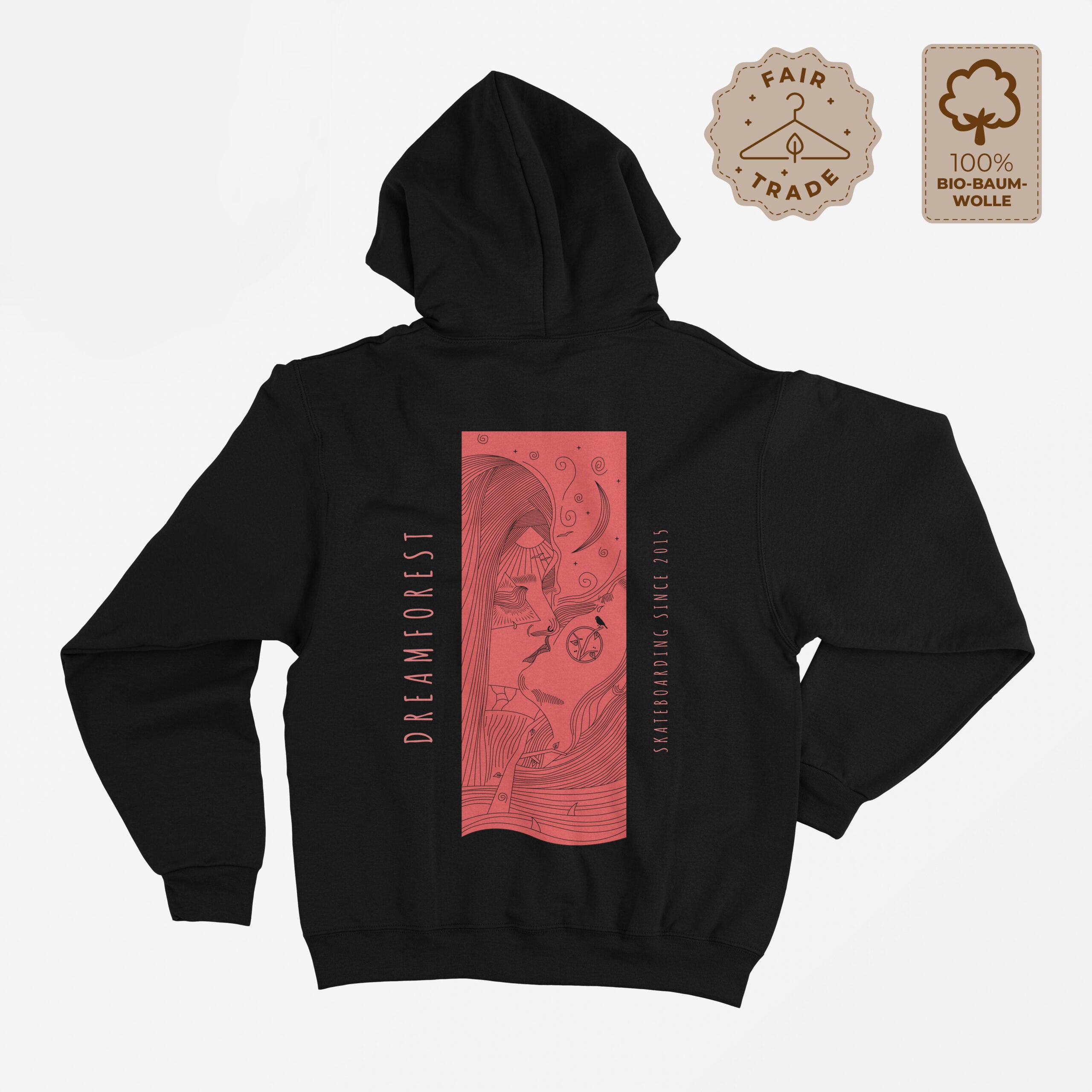 Hoodie - "one last kiss" (Bio-Baumwolle)