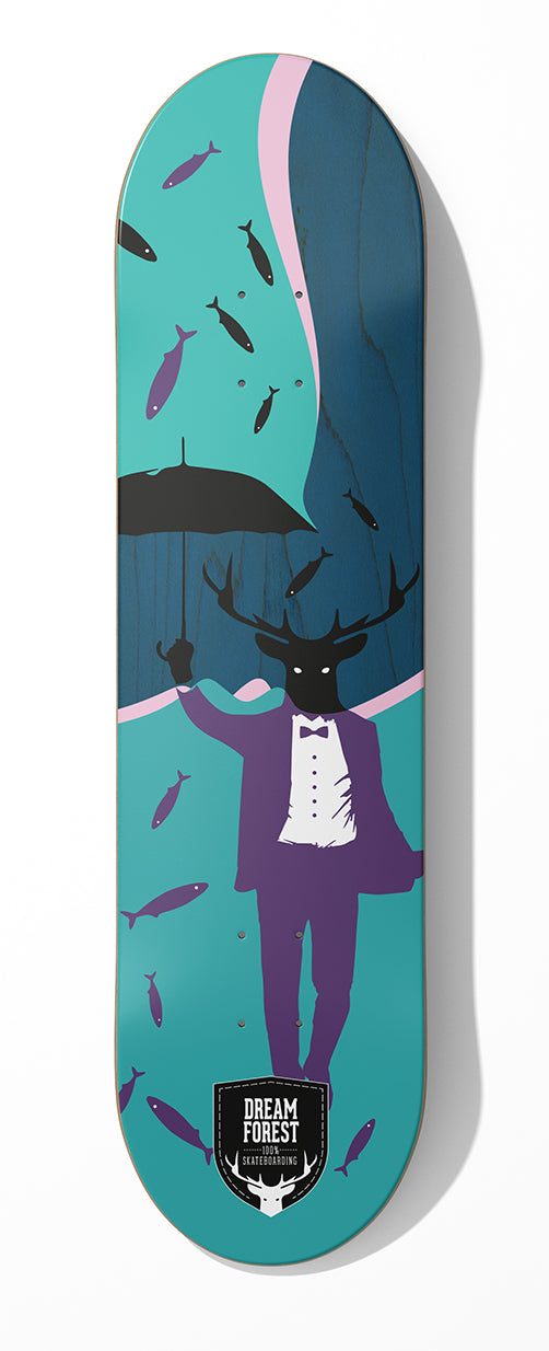 Deck – strange rain “BLUE”, inkl. Grip
